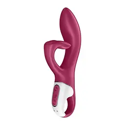Вібратор-кролик Satisfyer Embrace Me 20.5 см бордовий - мініатюра 2