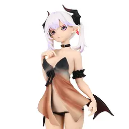 Фігурка Дівчинка Суккуб Ліліт з ріжками Succubus girl Lilith with horns 32 см CH SCB GH 32 - мініатюра 5