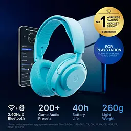 Ігрова гарнітура SteelSeries Arctis Nova 3P Wireless MultiPlatform Aqua (61688) - мініатюра 8