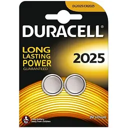 Елемент живлення Duracell DL2025 DSN Brille 6409618, 2 шт.