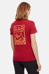 Футболка Rab Stance Geo Tee Wmns 8 Червоний - мініатюра 2