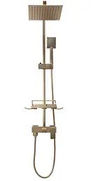 Душова система Rea Jack Brushed Gold з виливом REA-P7050, Золотий - мініатюра 4
