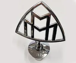 Емблема приціл на капот Maybachch Mercedes-Benz Хром+напис ізу метал (Завод) A2408800088 - мініатюра 3