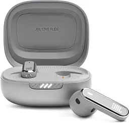 Навушники JBL TWS Live Flex Silver (JBLLIVEFLEXSVR)