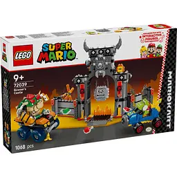 Конструктор LEGO Super Mario Mario Kart Bowser та його замок 1068 деталей (72039)
