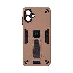 Чехол для Samsung Galaxy A07 4G (A075), Proover, коричневый, с подставкой и магнитом, противоударный, ударопрочный, бронированный, панель-накладка, защита всего корпуса, термополиуретан (TPU) + поликарбонат (PC), ArmorStandart (ARM86714)