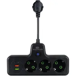 Мережевий фільтр живлення XoKo XK-SPW-3-2-1-BK - мініатюра 2