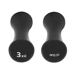 Гантелі вінілові 4FIZJO 2 x 3 кг 4FJ0193 (P-5907739312037) - мініатюра 3