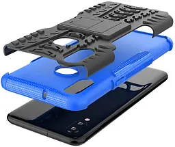 Чохол-накладка TOTO Dazzle Kickstand 2 in 1 Case Samsung Galaxy A10s Blue - мініатюра 6