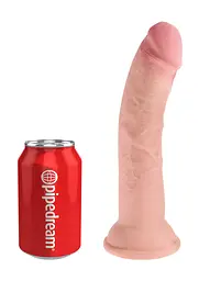 Фалоімітатор King Cock Plus 7 Triple Density Cock 21 см тілесний - мініатюра 4
