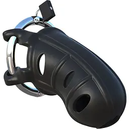 Пояс вірності Pipedream Fantasy C-Ring Hardcore Silicone Cock Blocker 9.5 см чорний
