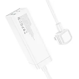 Подовжувач AC10A Talent PD65W+QC3.0 (2USB-A/2C/1xSocket) (1.5 m) White Hoco teh0029518 - мініатюра 3