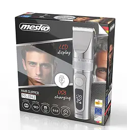 Машинка для стрижки з LCD дисплеєм Mesko MS 2843 - мініатюра 9