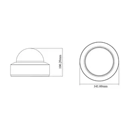 IP-відеокамера 5Mp TVT TD-9553E3B-A (D/AZ/PE/AR3) f=2.8-12mm з мікрофоном (77-00342) - мініатюра 2