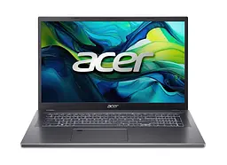 Acer Ноутбук Aspire 17 A17-51M 17.3" FHD IPS, Intel 5-120U, 16GB, F512GB, UMA, Lin, сірий