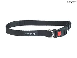 Нашийник для собак Amiplay Basic XL 45-70 * 2,5 см - чорний