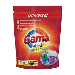 Капсули для прання Gama 4 in 1 Universal 18 шт. (8435495826965/8435495836667)
