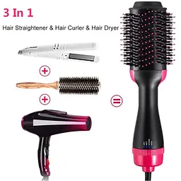 Фен-щітка гребінець One step Hair Dryer 1000 Вт 3в1 2 режими - мініатюра 5