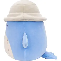 М'яка іграшка Squishmallows Синій кит Самір у панамі 19 см (SQCR06593) - мініатюра 4