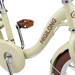 Дитячий велосипед Miqilong LS 12" бежевий (RBB-LS12-BEIGE) - мініатюра 4