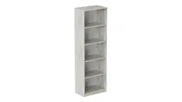 Шафа Анжело Ferrum-decor на 5 полиць 1900x600x380 ДСП Бетон 16 мм (FRD-104976)