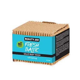 Твердий засіб для миття тіла Освіжаюча Балтія Beauty Jar 60 г