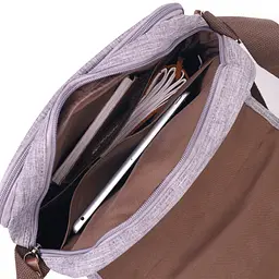 Чоловіча сумка через плече з текстилю 15х32х8 см Vintage 15х32х8 см sum0021450 - мініатюра 5