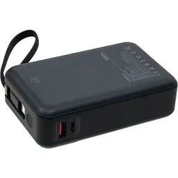 Батарея універсальна Vinga 20000 mAh 65W Display USB-C Cable Grey (VPBB2065C) - мініатюра 6
