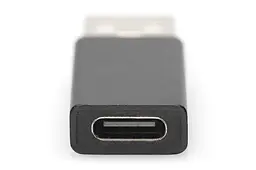 Адаптер Assmann USB A - USB-C AK-300524-000-S Black - мініатюра 2
