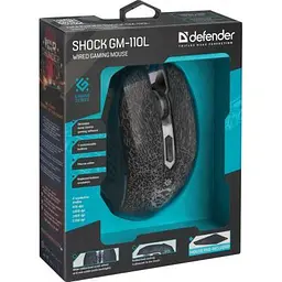 Комп'ютерна мишка Defender Shock GM-110L Black (52110) - мініатюра 7