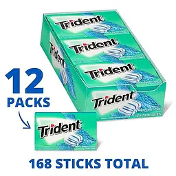 Жувальна гумка Trident Minty Sweet Twist Sugar Free Gum 12 шт - мініатюра 2