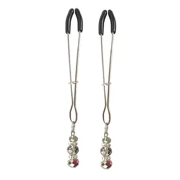 Затискач для сосків Art of Sex - Nipple Clamps Lovely, Сірий - мініатюра 2