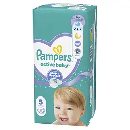 Дитячі одноразові пiдгузники Pampers Active Baby Junior розмір 5 (11-16 кг) 112 шт. - мініатюра 2