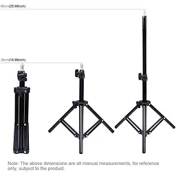 Кільцева USB LED лампа Puluz PKT3037 6.2"+ штатив 70 cм - мініатюра 2