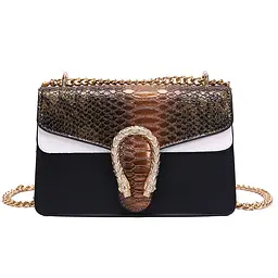 Сумка жіноча через плече Lovers Italian Bags Коричневий 25х9х15 см (id_1296)