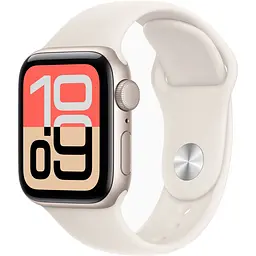 Смарт-годинник Apple Watch SE 3 GPS 40mm Starlight Aluminum Case with Starlight Sport Band S/M (MEH34) [145282] - мініатюра 1