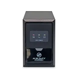 Джерело безперебійного живлення Kraft KRF-B500VA/300W(LED)12V UPS під зовнішній акумулятор (42-00044) - мініатюра 1