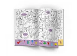 Книга "Віммельбух-розмальовка. Модниці" (укр) - мініатюра 2