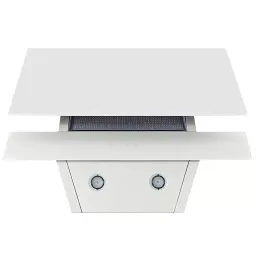 Витяжка декоративна похила Perfelli DNS 6452 D 850 WH LED - мініатюра 6