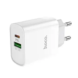 МЗП блочок Hoco C80A white 20W/QC3.0 USB/USB-C