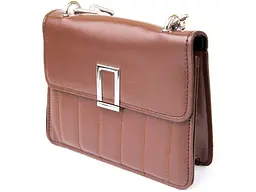 Горизонтальна сумка зі шкірозамінника Vintage 14,5х20х5 см sum0027551