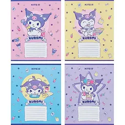 Зошит учнівський "Kuromi" Kite HK24-235-2 12 аркушів (4063276212580)(SC) 1 шт. в асортименті