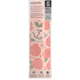Термос Suavinex Go natural 500 мл рожевий (401501) - мініатюра 2