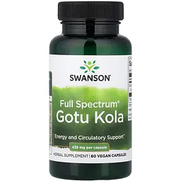 Готу кола Swanson Full Spectrum Gotu Kola 435 мг 60 капсул