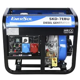 Генератор дизельний EnerSol, 230В, 6/6.5кВт, електростартер, 119кг