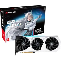 Відеокарта PowerColor AMD Radeon RX 9070 XT 16GB Hellhound Reva Edition (RX9070XT 16G-L/OC/REVA) (GDDR6, 256 bit, PCI-E v5.0 x16)