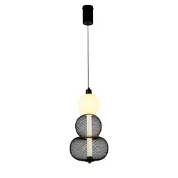 Світильник підвісний LED Levistella 7812026 BK, 6W, 3000K, чорний метал, для вітальні - мініатюра 2