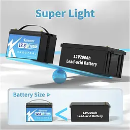 Акумулятор Kepworth LiFePO4 12V (12.8V/180Ah/2160Wh) (KW-12-180) [113736] - мініатюра 6