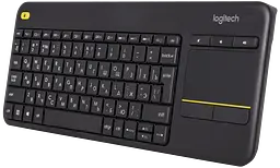 Клавіатура бездротова Logitech K400 Plus Black (920-007145) - мініатюра 2
