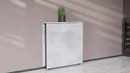 Стіл-книга трансформер Оріон 2 Ferrum-decor 750x1520x730 Чорний метал ДСП Бетон 16 мм (FRD-104589) - мініатюра 6